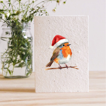 Load image into Gallery viewer, ROBIN - SANTA HAT