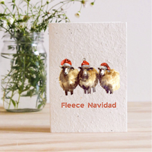 Load image into Gallery viewer, FLEECE NAVIDAD - PLANTABLE SEED CARD