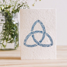 Load image into Gallery viewer, TRINITY KNOT - PLANTABLE SEED CARD