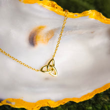Load image into Gallery viewer, Trinity Knot necklace – Irish sterling silver jewellery
