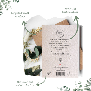 GREEN DOOR - MERRY CHRISTMAS - PLANTABLE GREETING CARD
