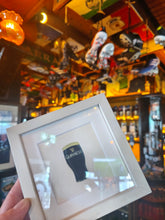 Load image into Gallery viewer, Sláinte – Guinness mini framed Irish print held up in a Dublin pub
