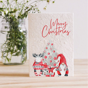 MERRY CHRITSMAS - PLANTABLE GREETING CARD