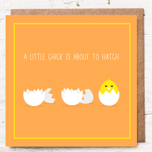 A LITTLE CHICK IS ABOUT TO HATCH