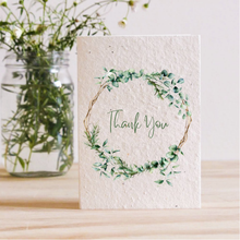 Load image into Gallery viewer, THANK YOU - PLANTABLE SEED CARD
