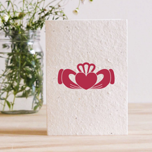 Load image into Gallery viewer, CLADDAGH - PLANTABLE SEED CARD
