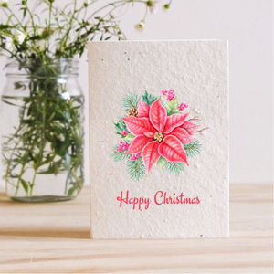 HAPPY CHRISTMAS - PLANTABLE SEED CARD