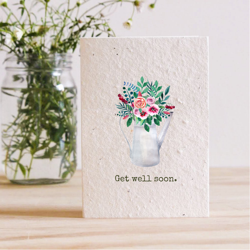 GET WELL SOON - PLANTABLE SEED CARD