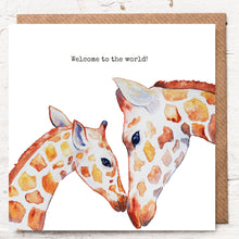 Load image into Gallery viewer, WELCOME TO THE WORLD - GIRAFFE

