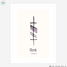 Load image into Gallery viewer, Grá - Love  -Ogham
