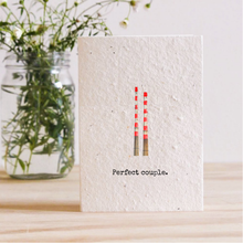 Load image into Gallery viewer, POOLBEG - PERFECT COUPLE - PLANTABLE SEED CARD
