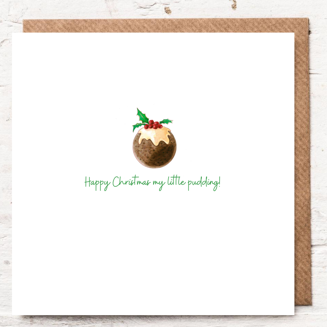 HAPPY CHRISTMAS, MY LITTLE PUDDING