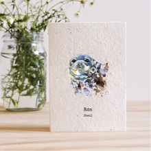 Load image into Gallery viewer, SEAL (RÓN) - PLANTABLE SEED CARD
