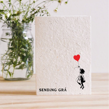 Load image into Gallery viewer, SENDING GRÁ - PLANTABLE SEED CARD
