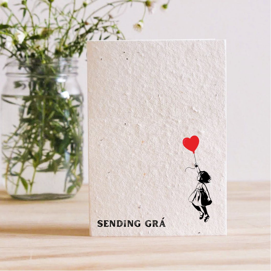 SENDING GRÁ - PLANTABLE SEED CARD