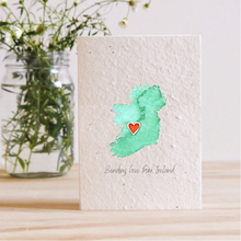 Load image into Gallery viewer, SENDING LOVE FROM IRELAND - PLANTABLE SEED CARD
