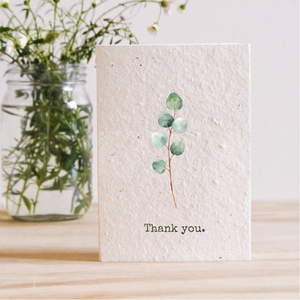 THANK YOU - PLANTABLE SEED CARD