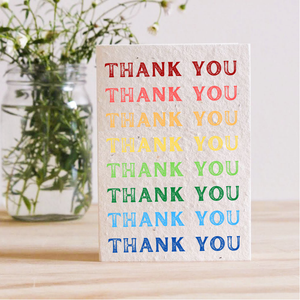 THANK YOU - PLANTABLE SEED CARD