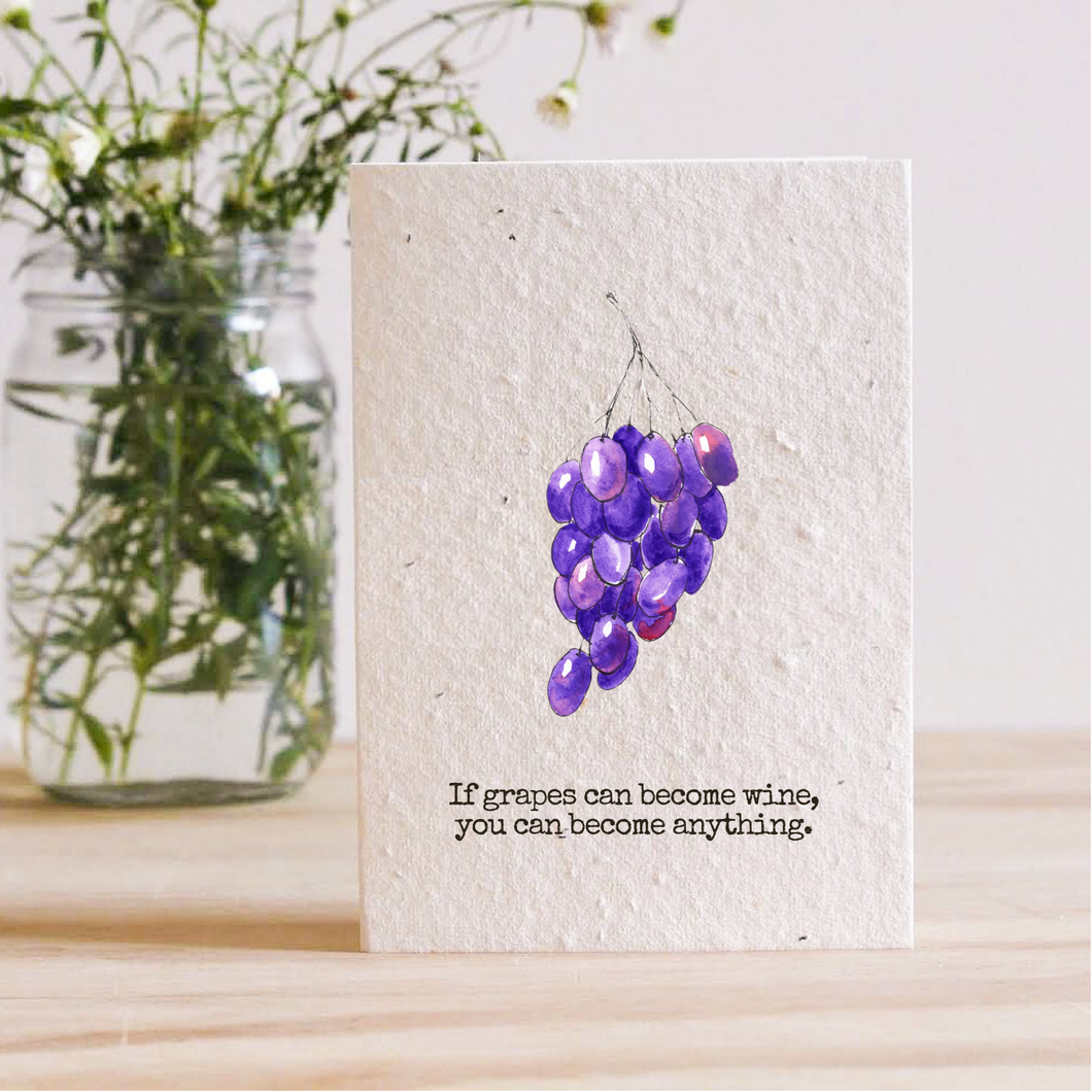 YOU CAN BECOME ANYTHING - PLANTABLE SEED CARD